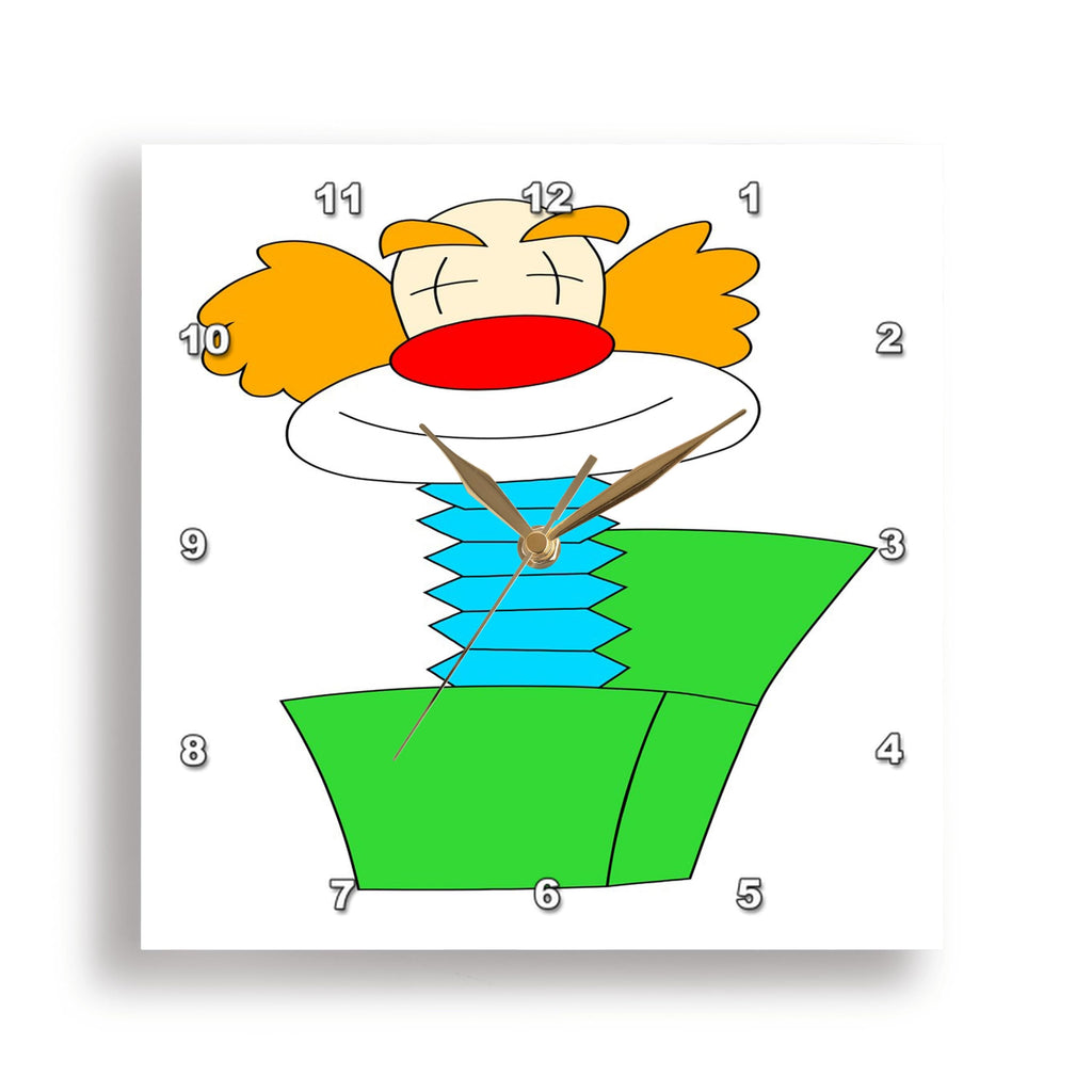 Cute Jack in the Box Wall Clock B9234