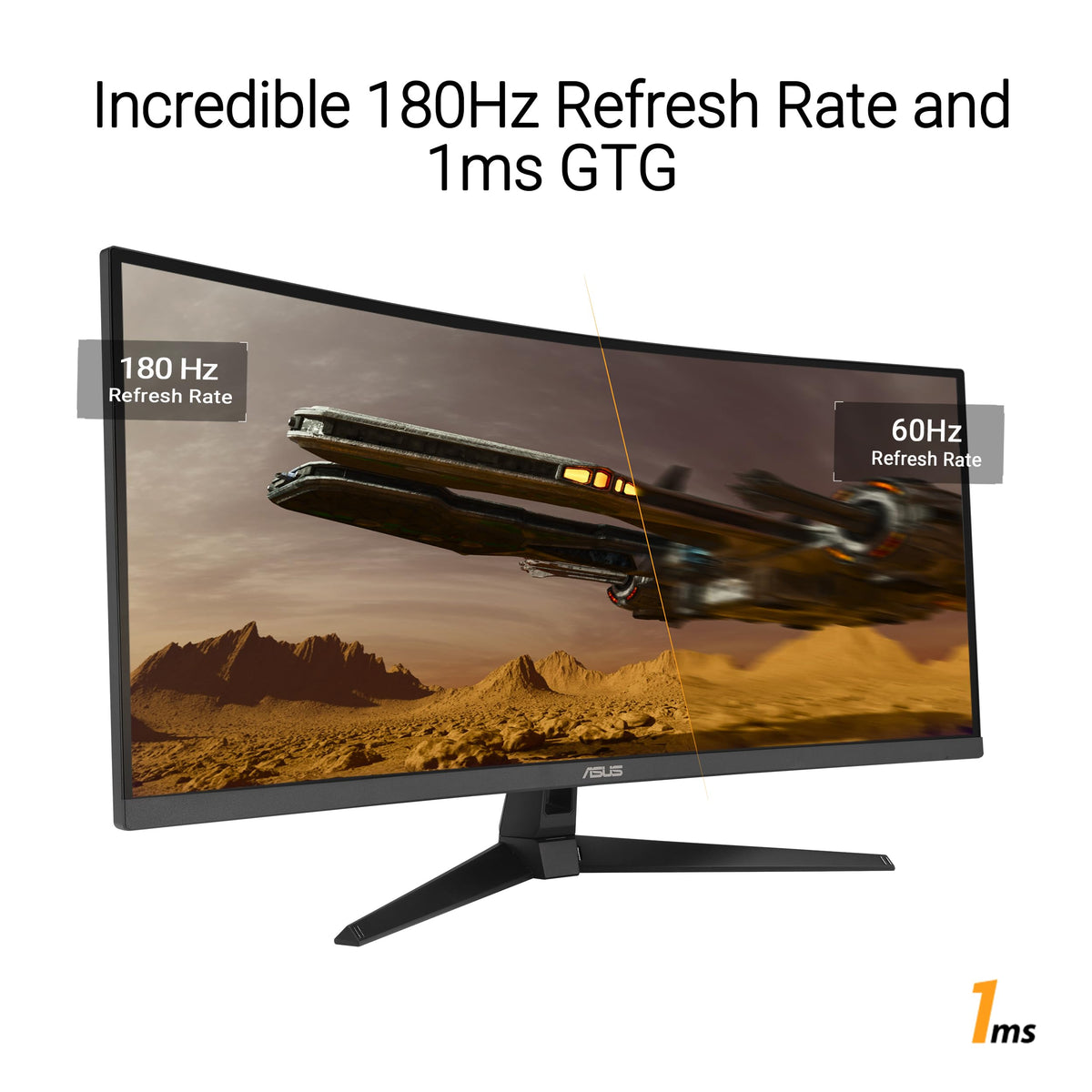 34 Inch 1440p 180Hz Ultrawide HDR Gaming Monitor R70910
