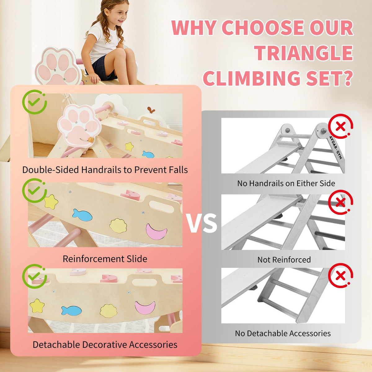 7-in-1 Triangle Climbing Set T7186