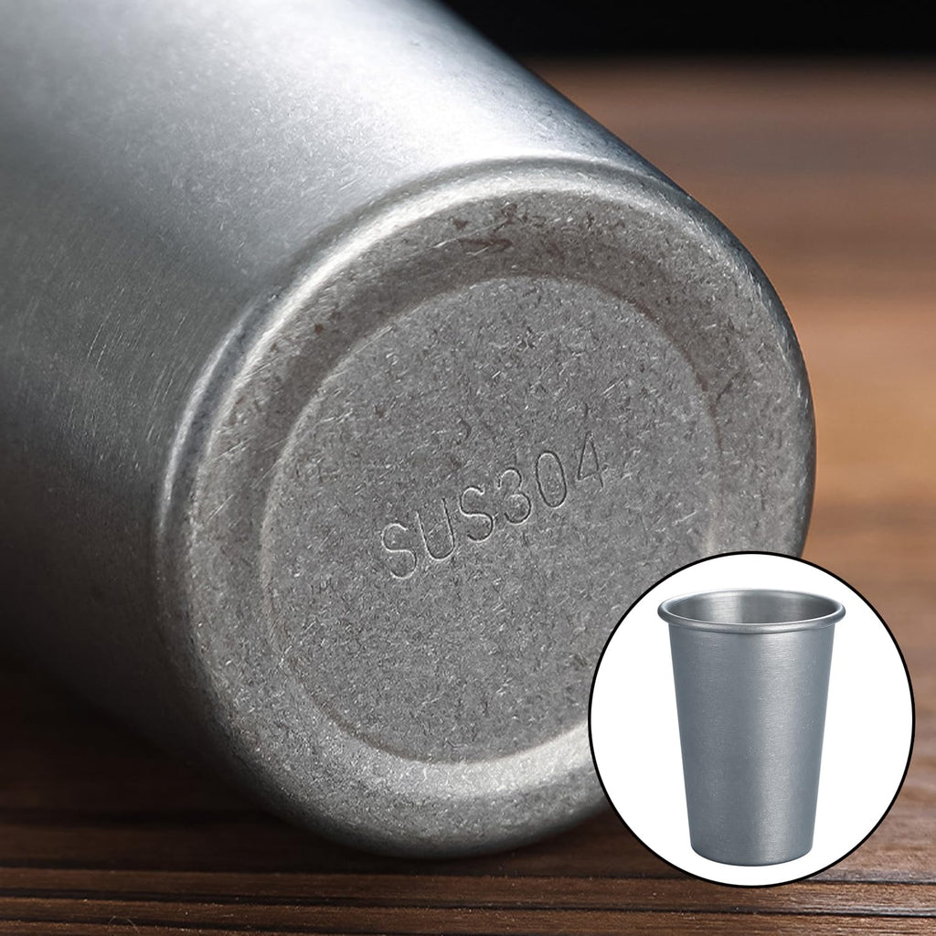 2 Pack Stainless Steel Camping Cup O90303