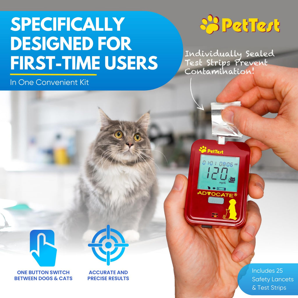 Pet Glucose Monitor Kit and Pink Bumper Case G316068