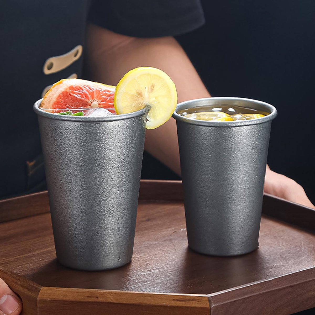 2 Pack Stainless Steel Camping Cup O90303