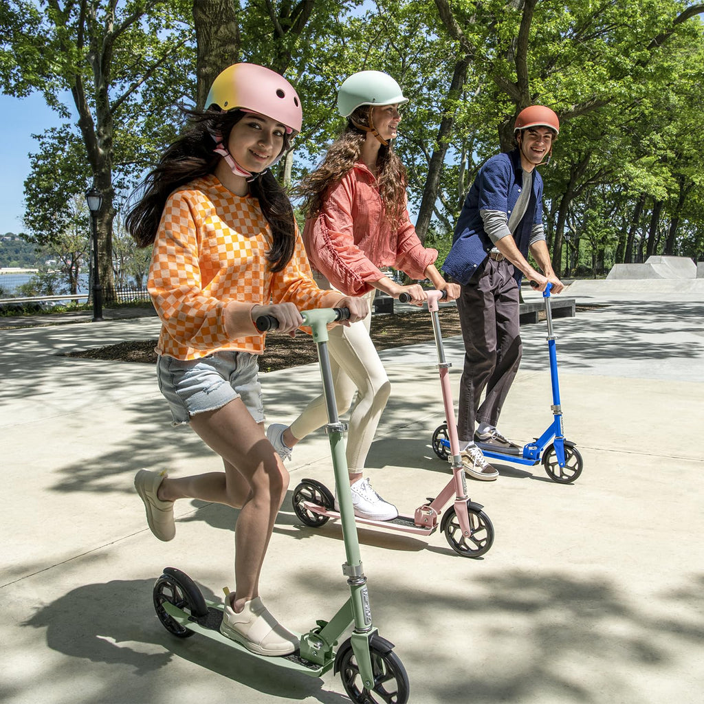 2-Wheel Kick Scooter with Wide Deck and Adjustable Handlebar T2241