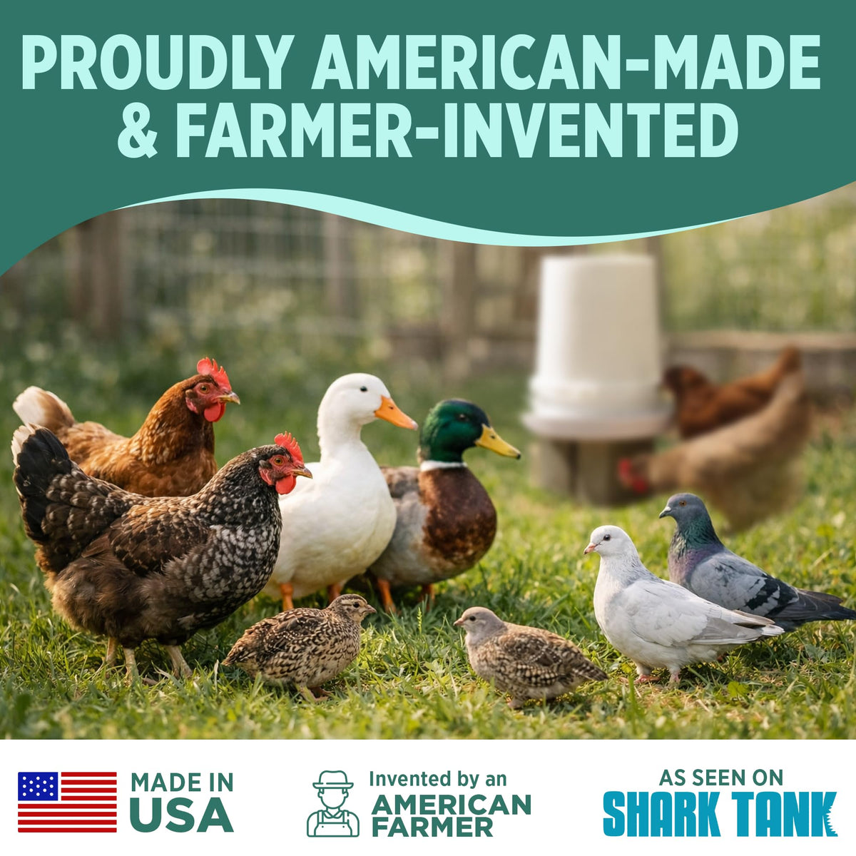 Chicken Waterer for 5 Gallon Bucket B384