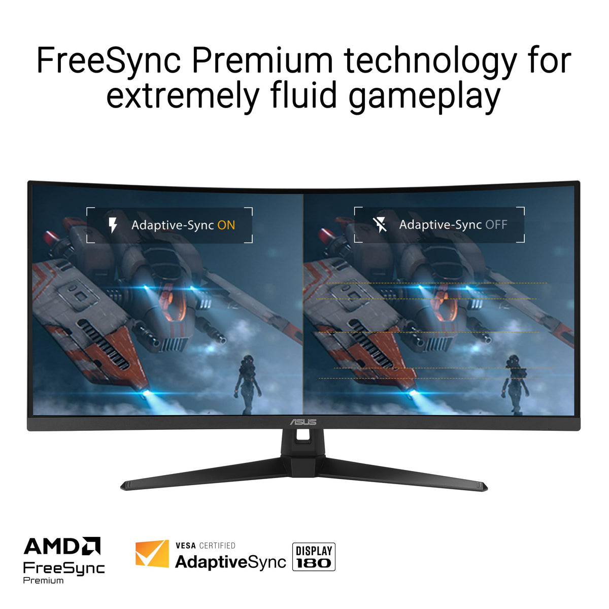 34 Inch 1440p 180Hz Ultrawide HDR Gaming Monitor R70910