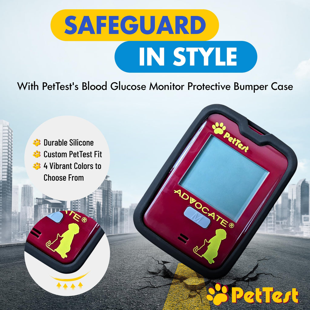 Pet Glucose Monitor Kit and Pink Bumper Case G316068