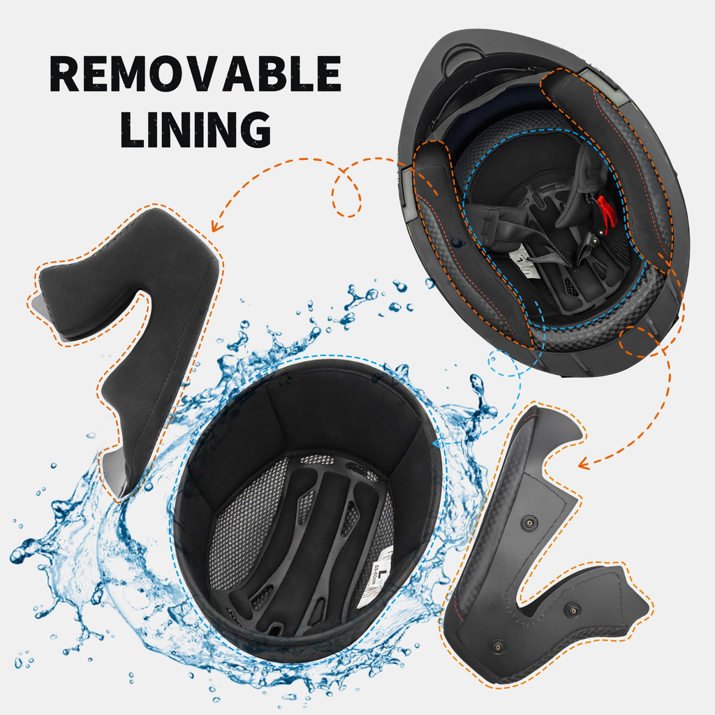 Flip-Up Full Face Motorcycle Helmet V224937
