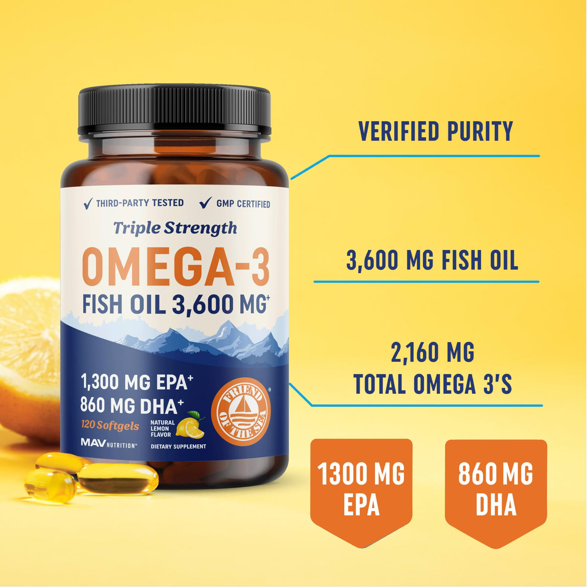Omega 3 Fish Oil and Probiotic Capsules Q252399