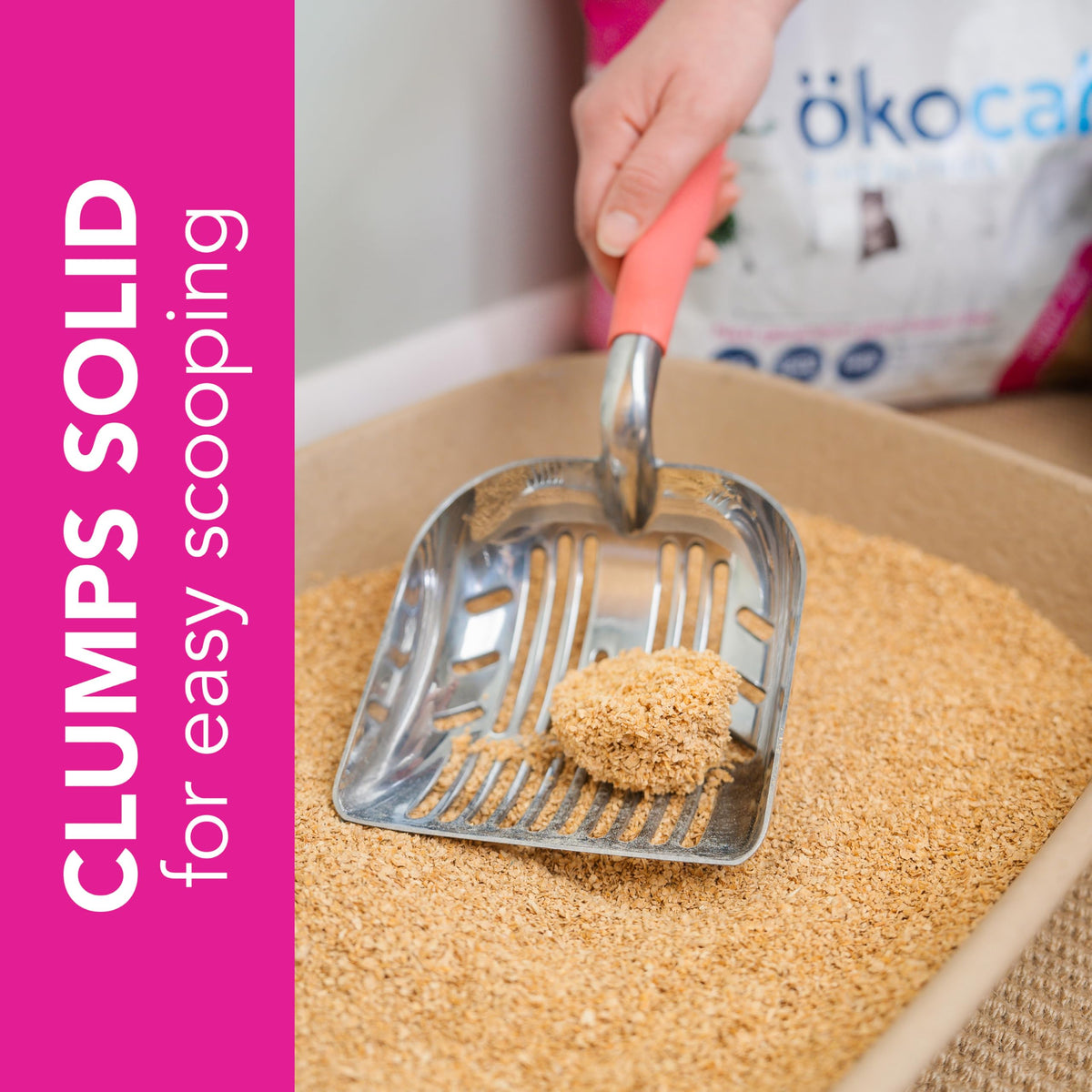 Super Soft Wood Clumping Cat Litter, Unscented, 14 pounds K913