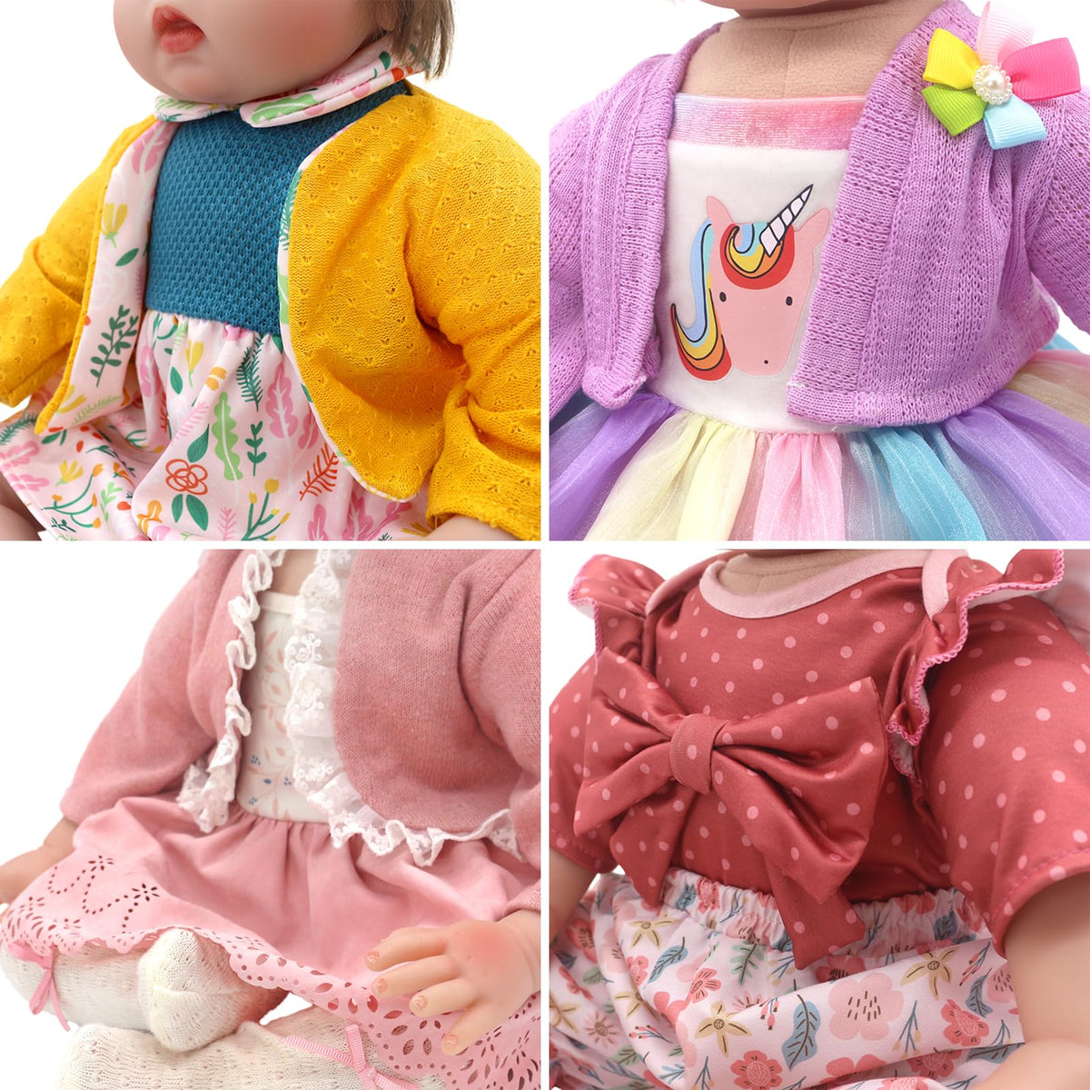 18-22 Inch Doll Clothes 4-Packs Q9137