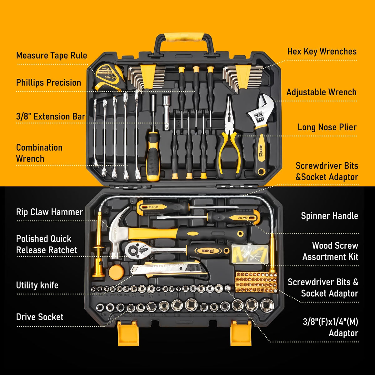Tool Set with Storage Case U317340