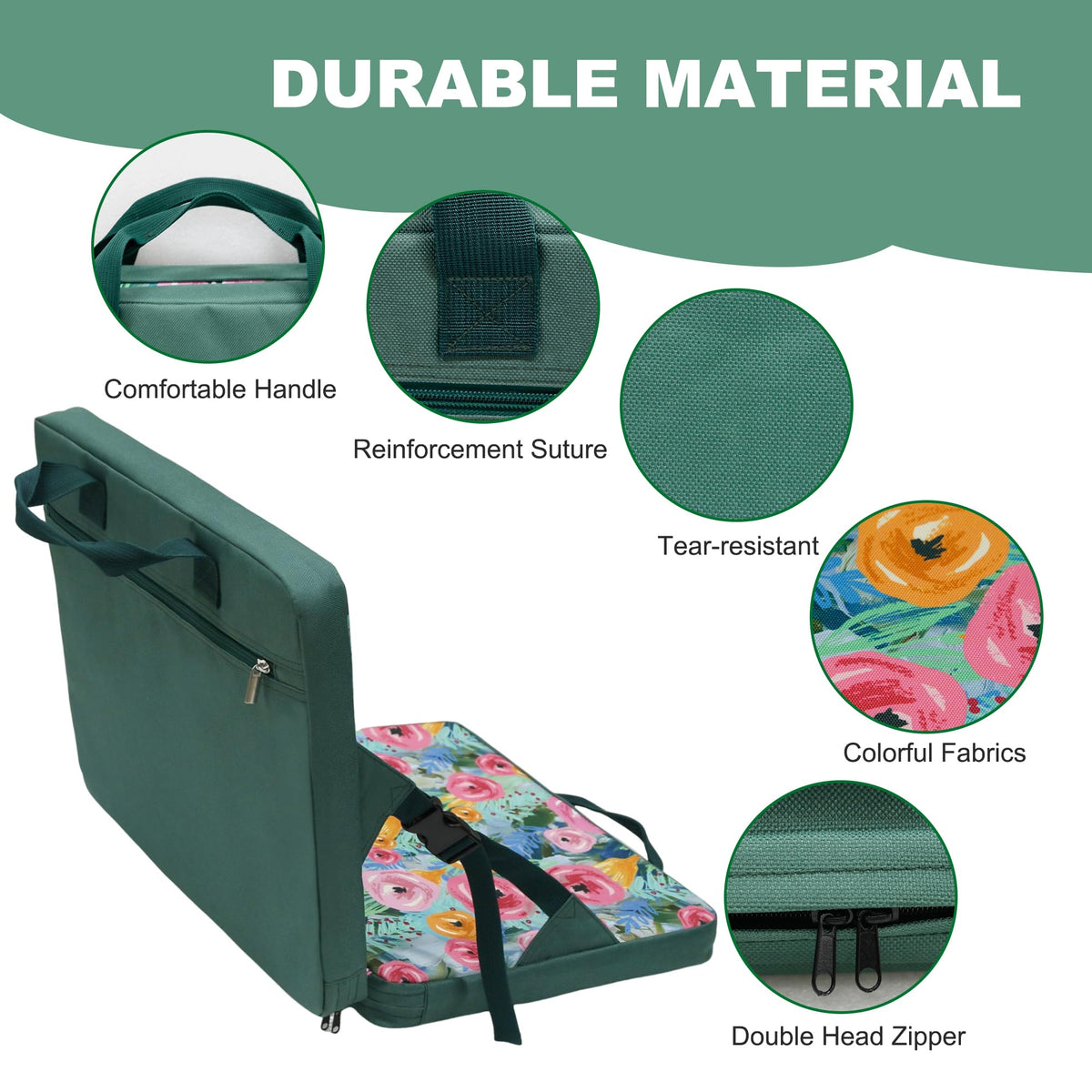 Portable Waterproof Stadium Seat Cushion with Back Support R611317