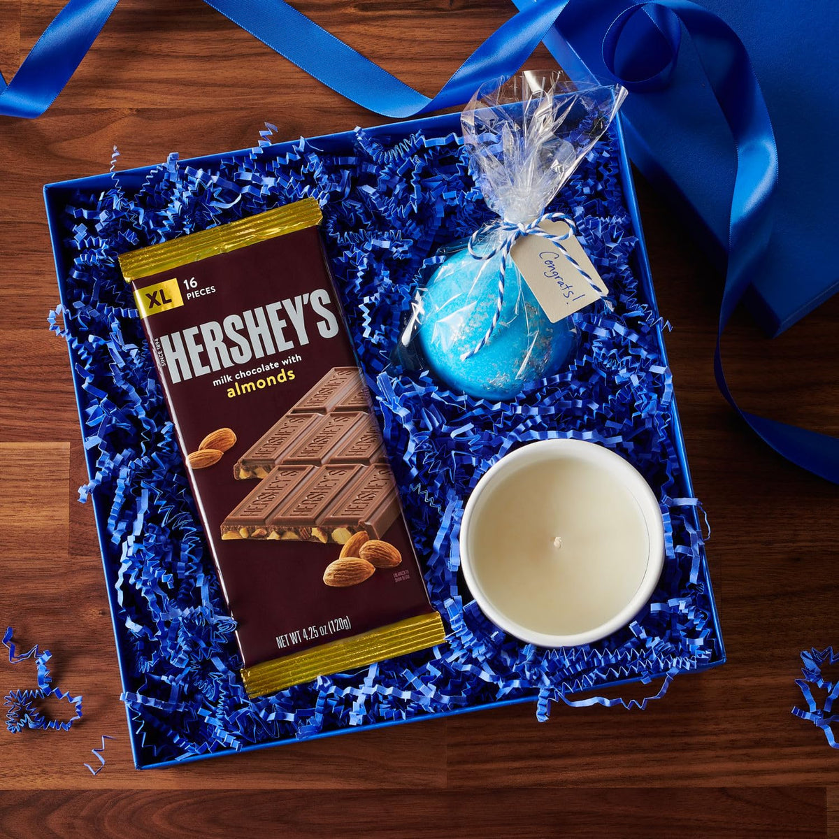 Milk Chocolate with Almonds Candy Bars, 4.25 oz, 12 ct E9567
