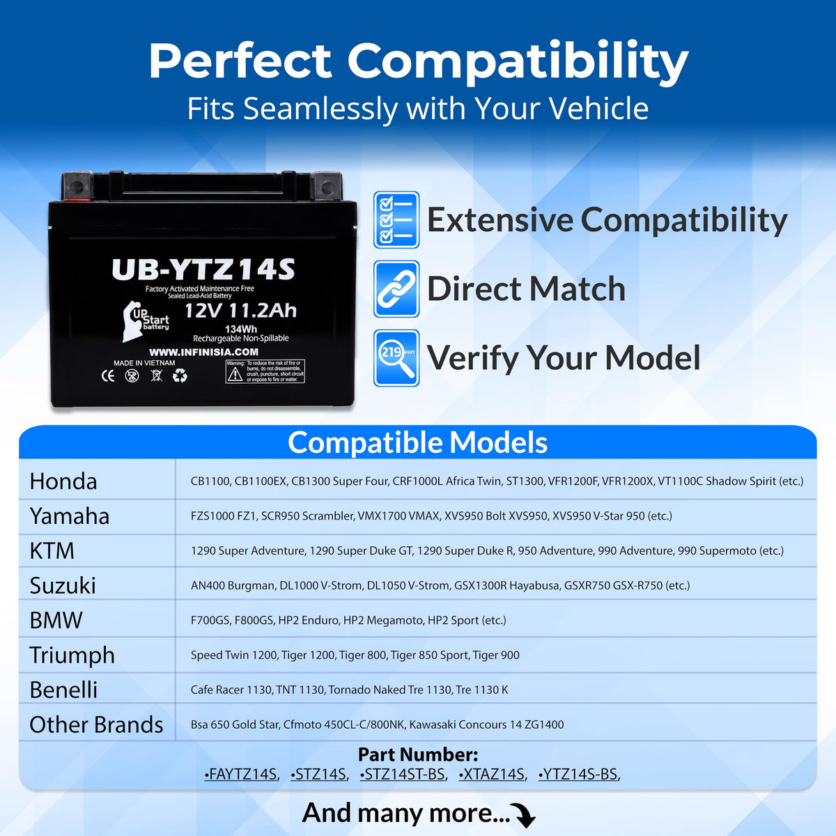 12V 11.2Ah Battery B271