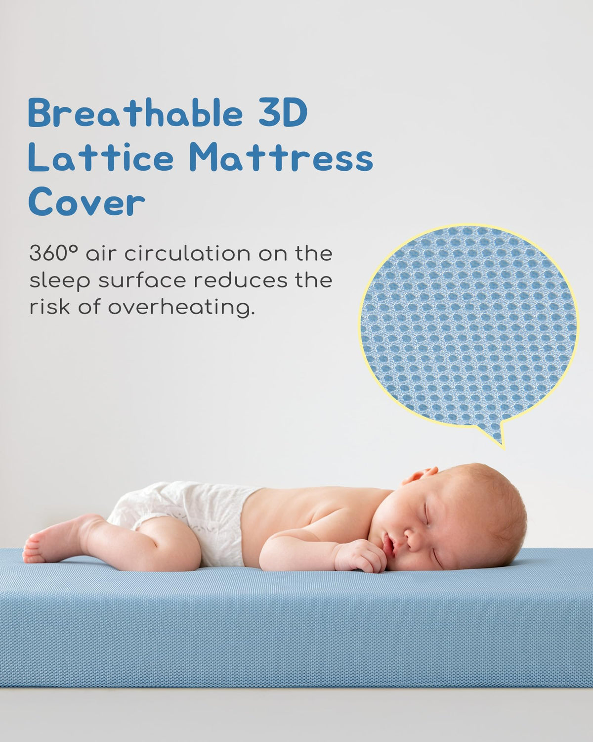 Breathable Waterproof Crib Mattress H20130