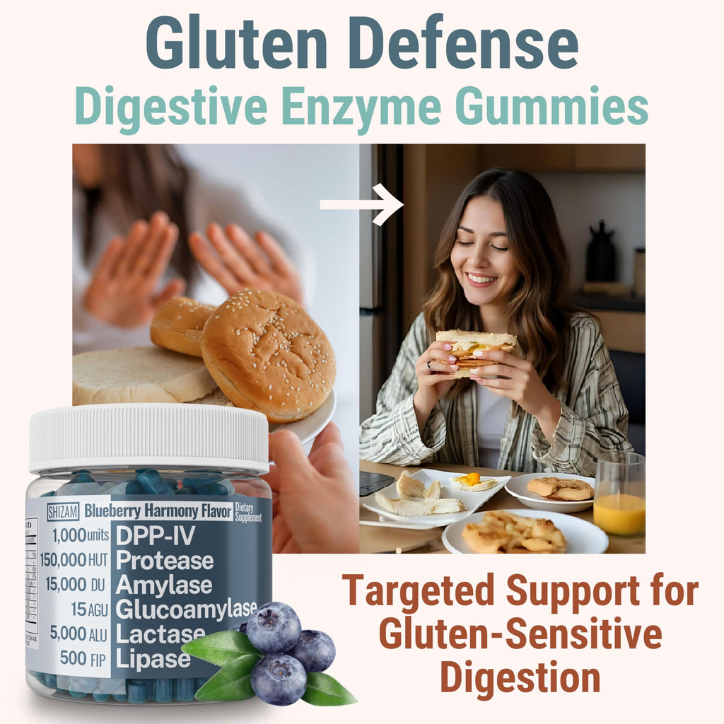 Gluten & Lactase Digestive Enzyme Gummies J522122