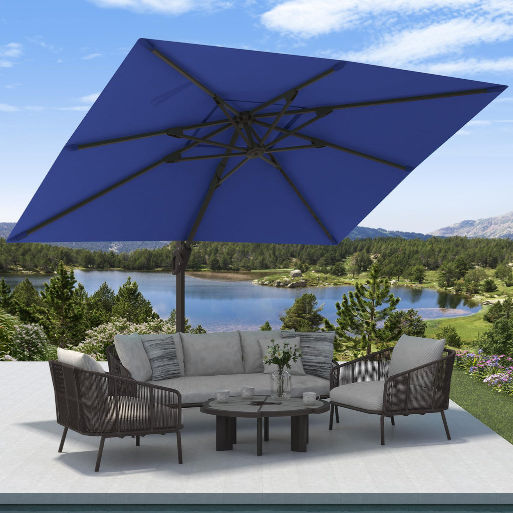 9' X 12' Rectangular Cantilever Patio Umbrella M792