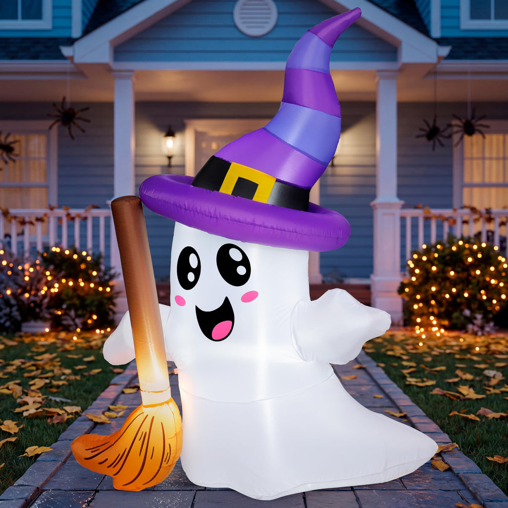 Halloween Inflatables Ghost Outdoor Decorations with LED L448