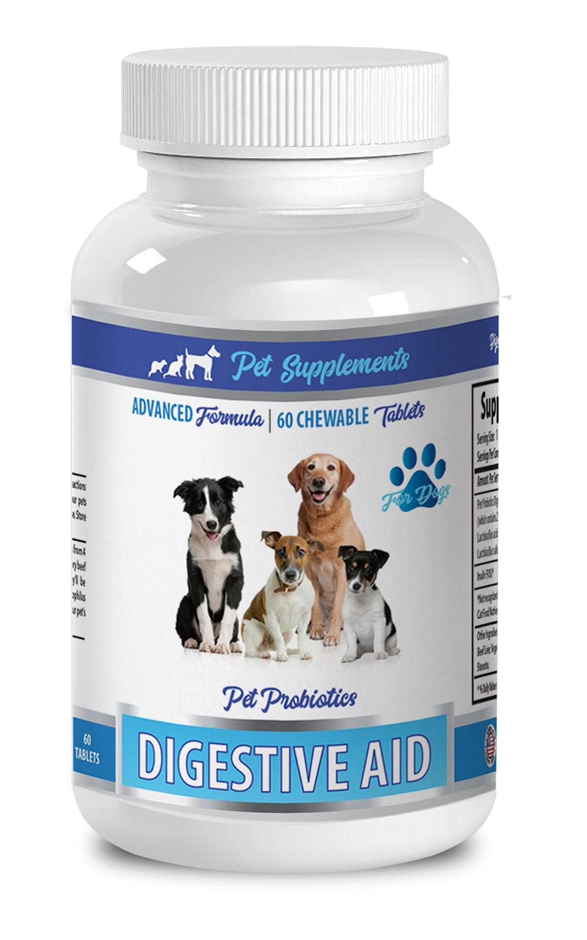 Dog Digestive Aid Probiotics 60 Treats O398