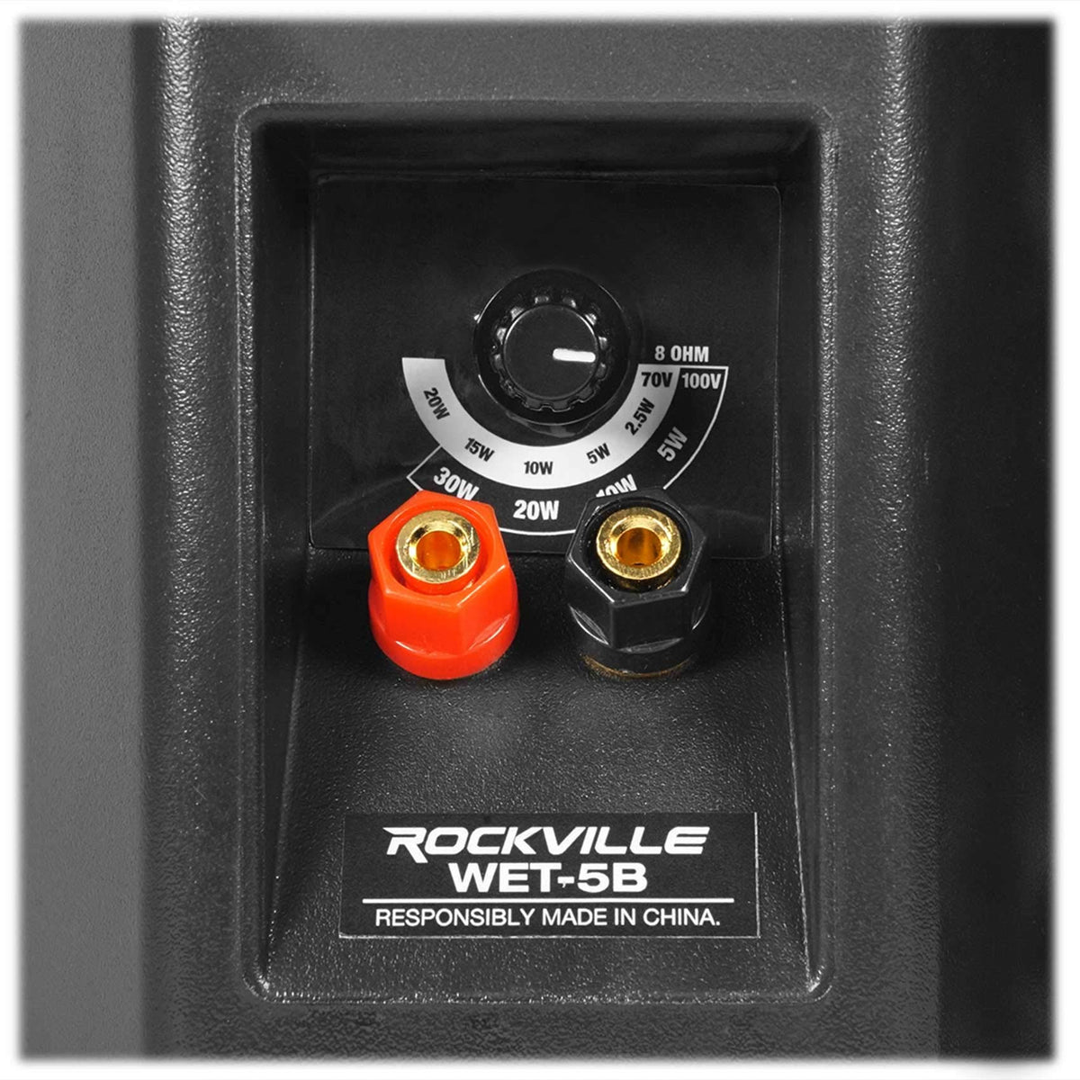Black Indoor/Outdoor Wall Speaker, 2-Pack H58121