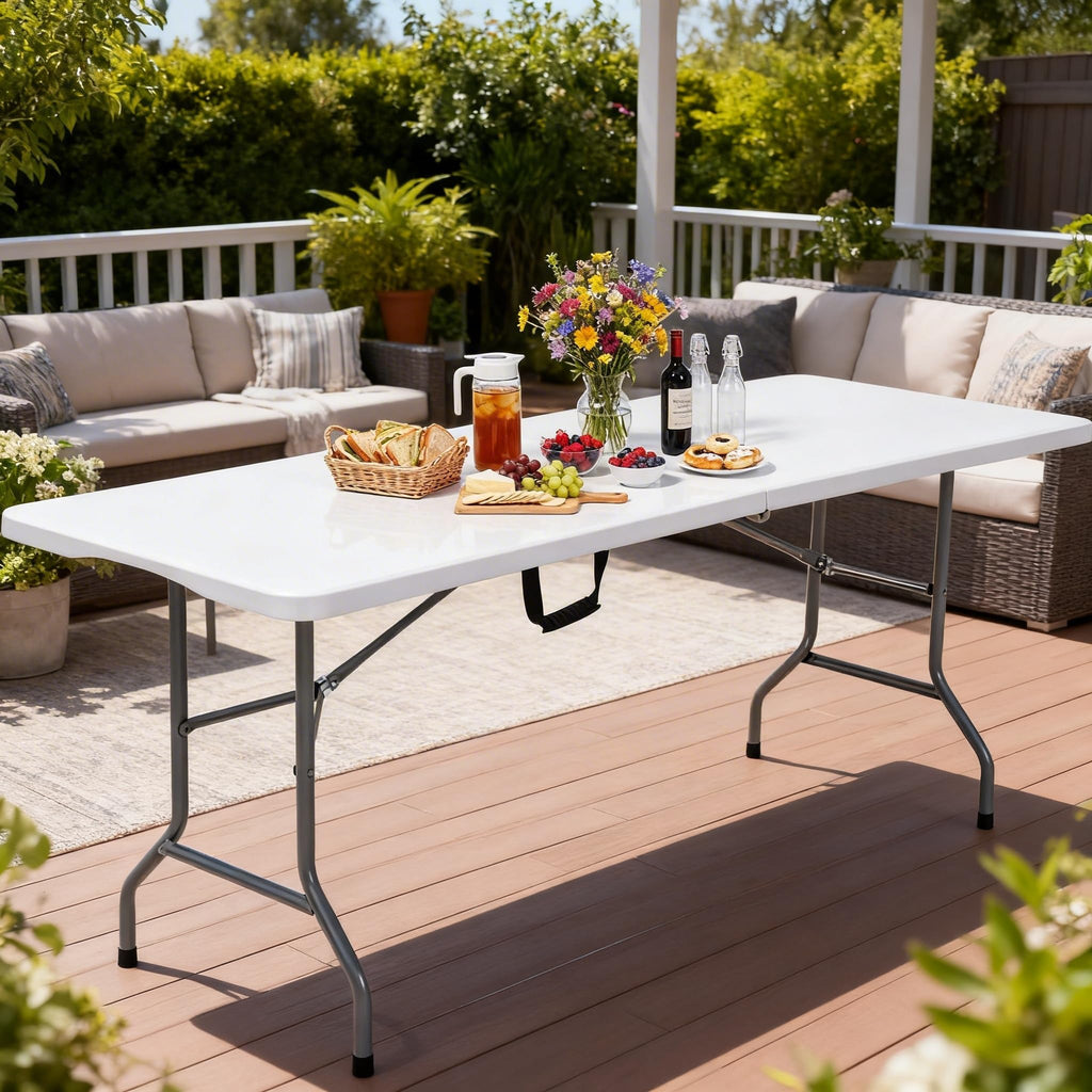 Heavy-Duty 6ft Folding Table with Handle D5202