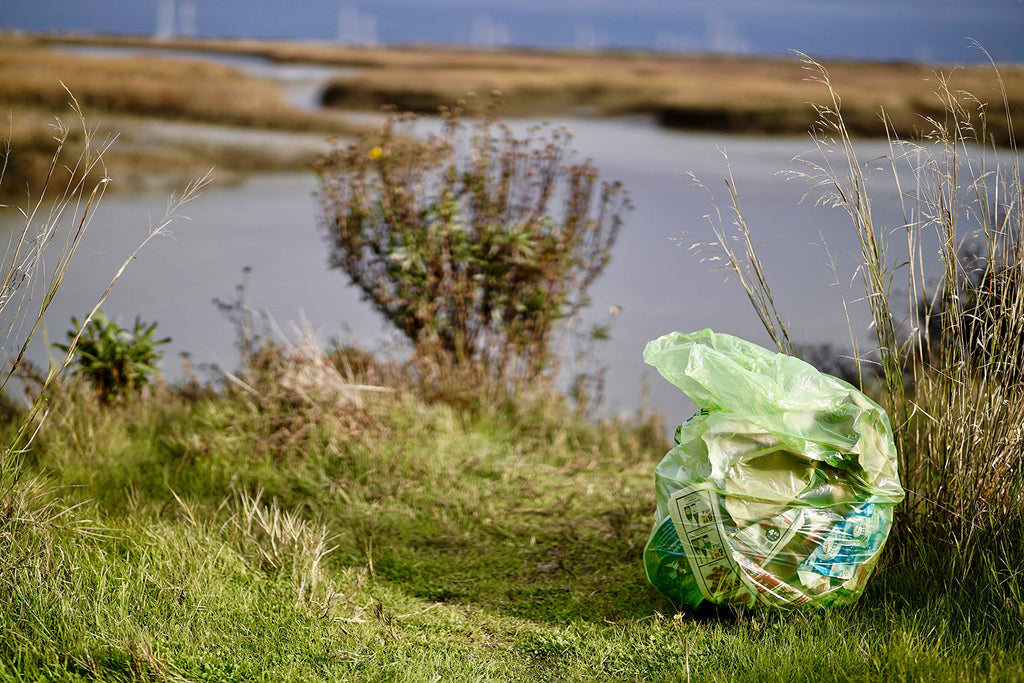 Biodegradable 40-45 Gallon Trash Bags 250 Count Green H293