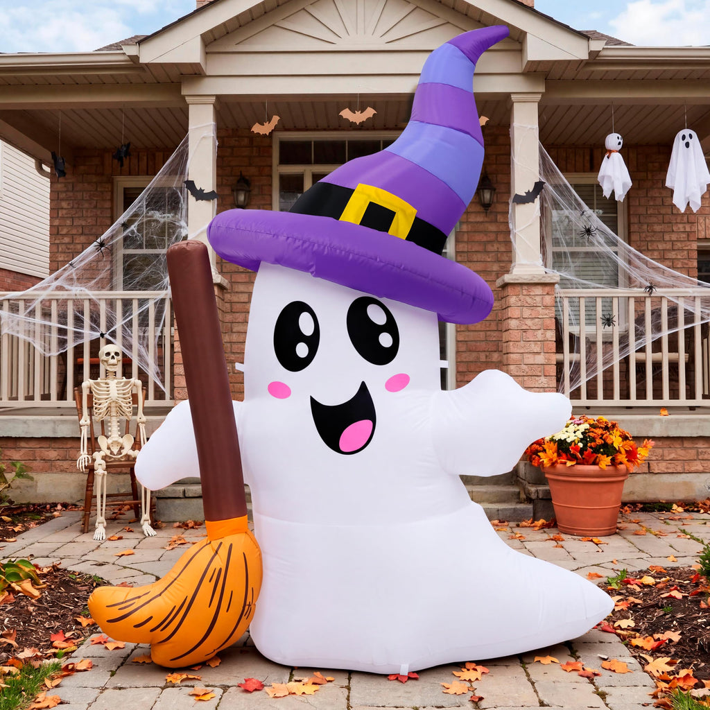 Halloween Inflatables Ghost Outdoor Decorations with LED L448