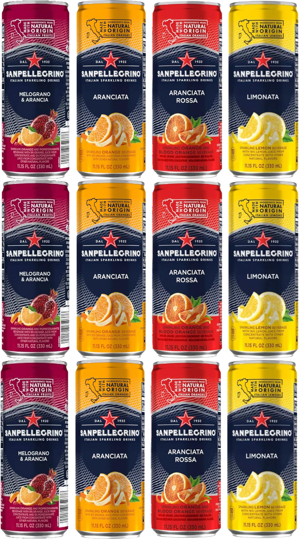 Sparkling Water Variety 4 Flavors 12 Pack N24201