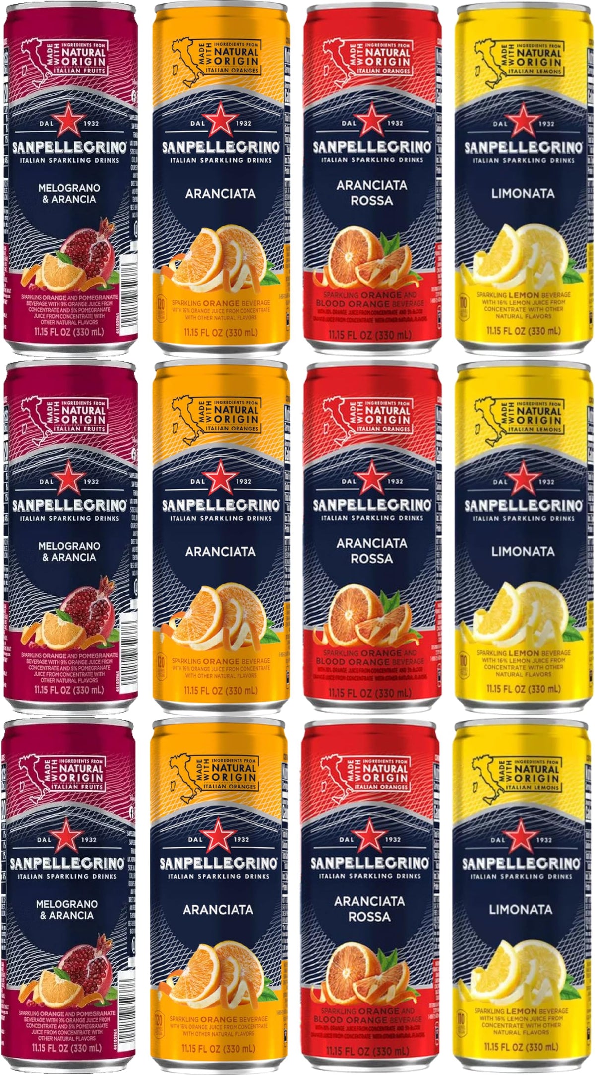 Sparkling Water Variety 4 Flavors 12 Pack N24201