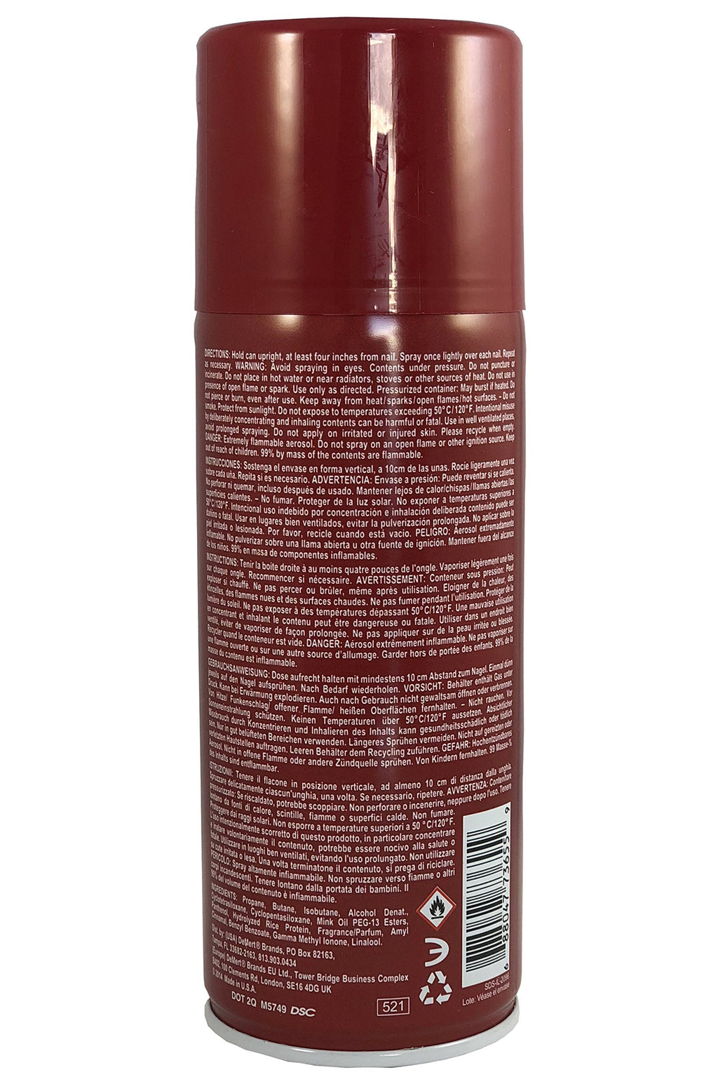 Nail Enamel Dryer Spray 7.5 Ounce Pack of 3 K8567